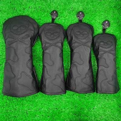 Hot sale skull golf club cover No. 1 wooden fairway wooden chicken leg rod cover golf ball head protective cover