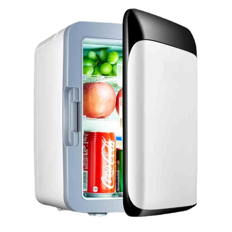 New 10L Car Refrigerator Home Car Dual-use Mini Refrigerator Car Cooling Box Semiconductor Refrigerator