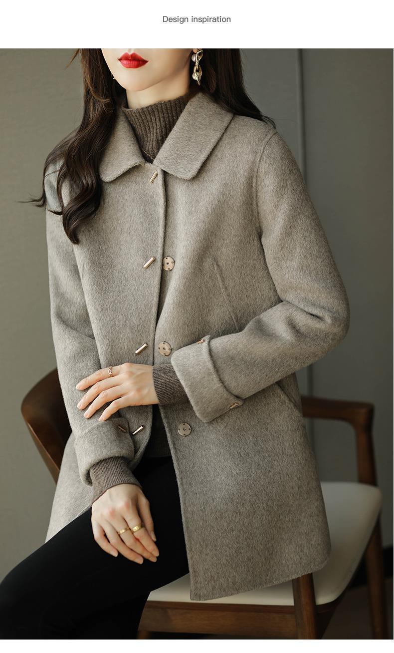 New Women's Fashion Small Casual Slim Versatile High-end Cotton Wool Coat Trendy Jacket_voghion.com