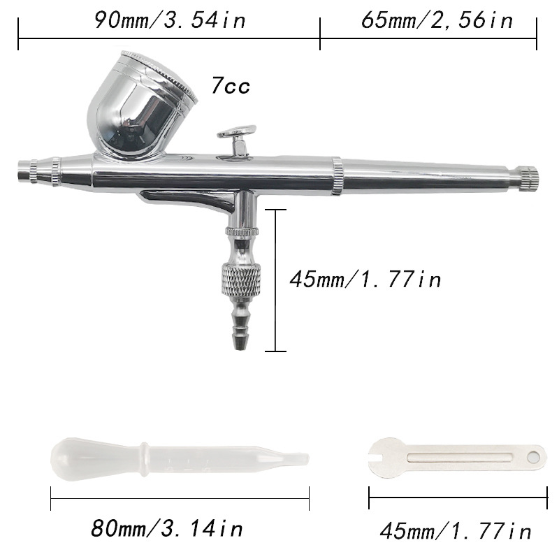 Manufacturer supplies beauty oxygen injection airbrush 130 nail art airbrush 130 model special art copper airbrush