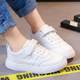 Factory direct children's small white shoes wholesale school designated 2024 new spring and autumn shoes for boys and girls school shoes
