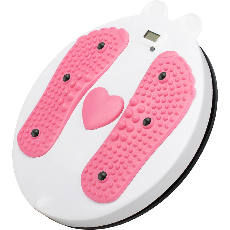 New Fitness Waist Twister Plus Magnetic Waist Twister Abdominal Massage Sports Count Body Beauty Turntable Waist Twister Good Happiness