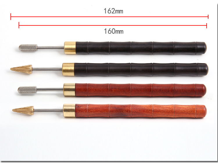 Leather Tool Edge Oil Tool Edge Oil Pen Sandalwood Handle Edge Oil Pen Leather Edge Oil Pen Oil Edge Tool