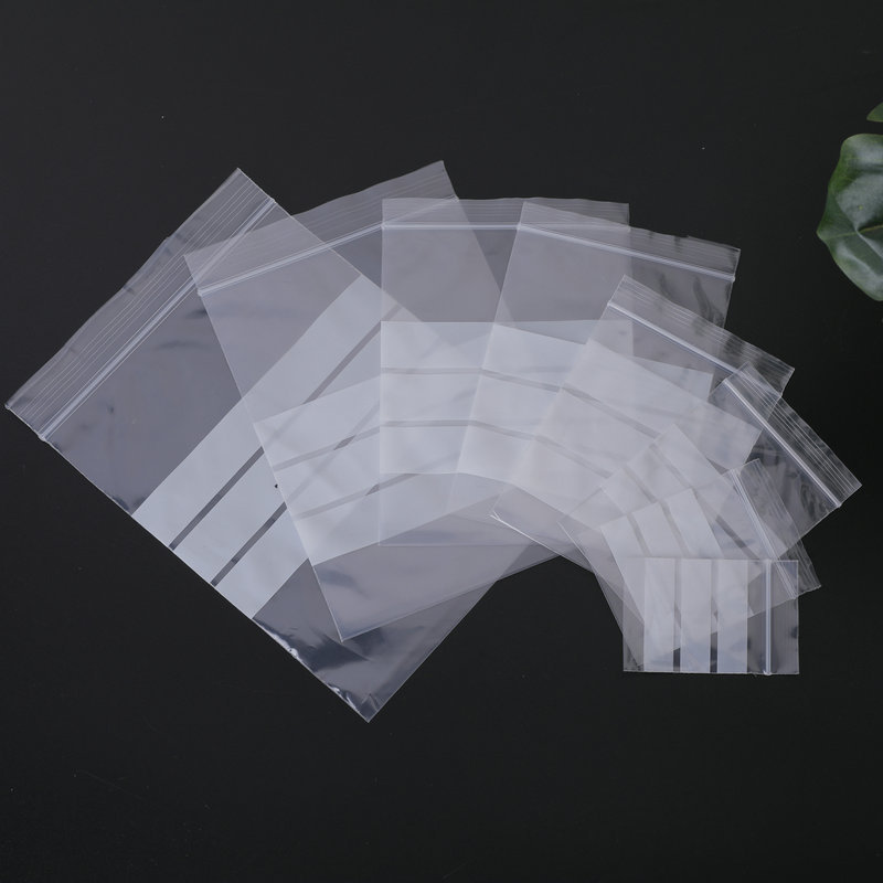 Supply writable self-sealing bag sealed thickened transparent sealed bag pocket Chinese and Western medicine food storage plastic bag