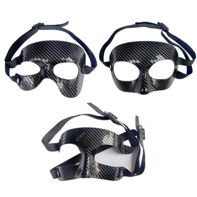 New Football Mask Basketball Face Protection Sports Protection Halloween Mask Upper Half Face Performance Party Costumes