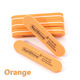 NailShine-9 * 2 straight round sponge file-Orange