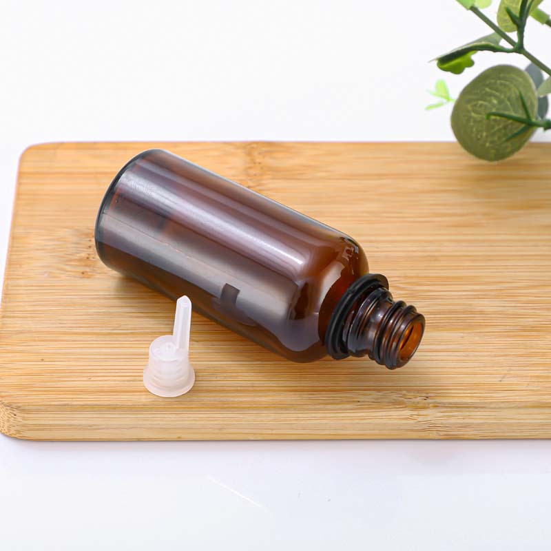 Anti-theft cap 10ml brown essential oil bottle 20ml glass bottle 5ml dropper bottle perfume sub-packaging aromatherapy glass bottle