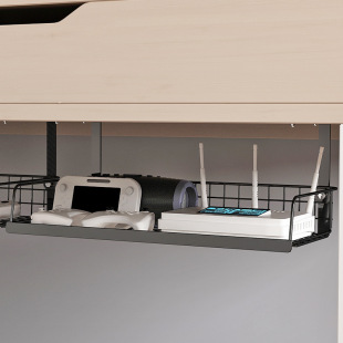 Under the Table cable rack under the table wire storage line desktop row router storage rack box routing artifact
