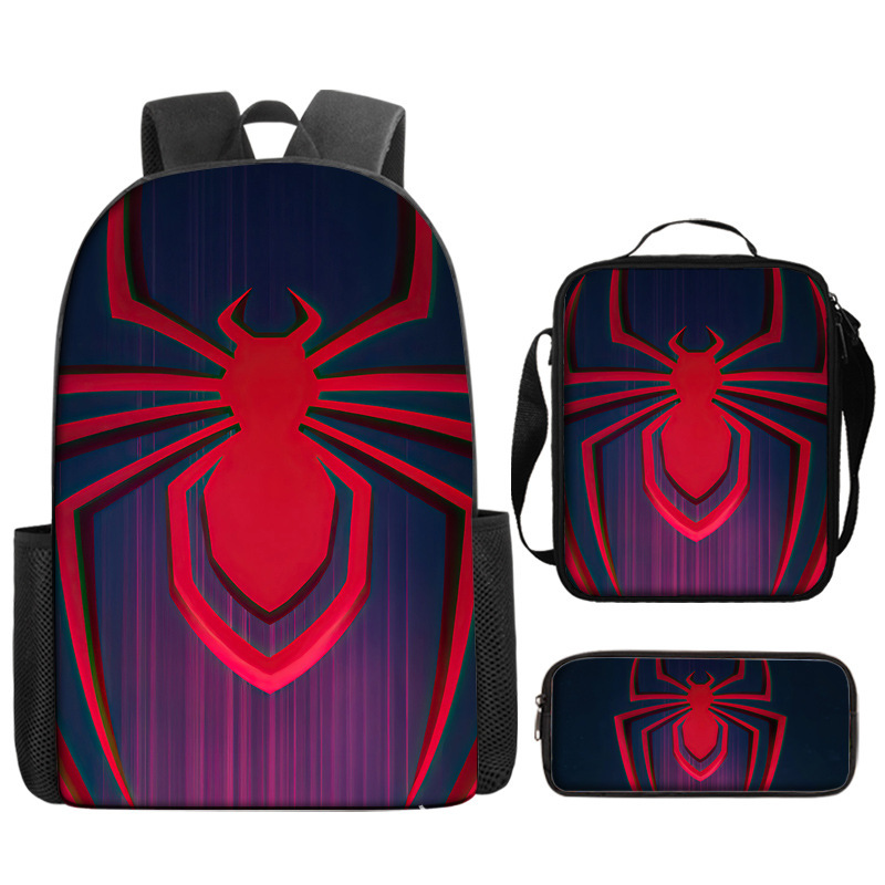 Трансграничный новый рюкзак Marvel Spider-Man, школьный рюкзак для учащихся начальной и средней школы, большой емкости, рюкзак с героями мультфильмов, сумка для обеда