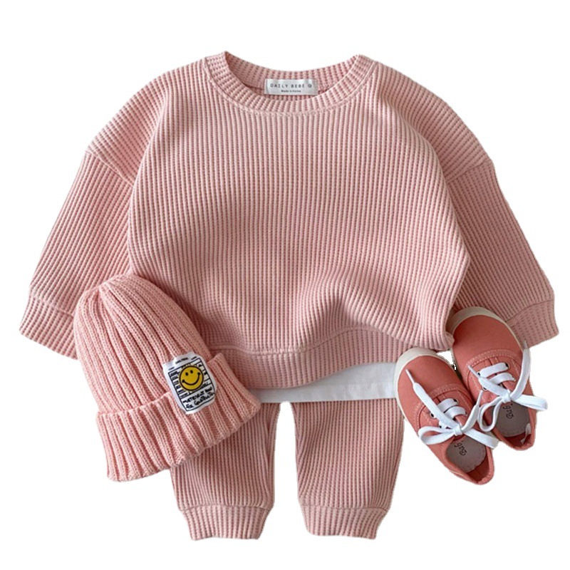Baby Clothes Korean Baby Clothes Suit Newborn Clothes Baby Autumn Clothes Korean Long Sleeve Winter Fake Two-piece Set