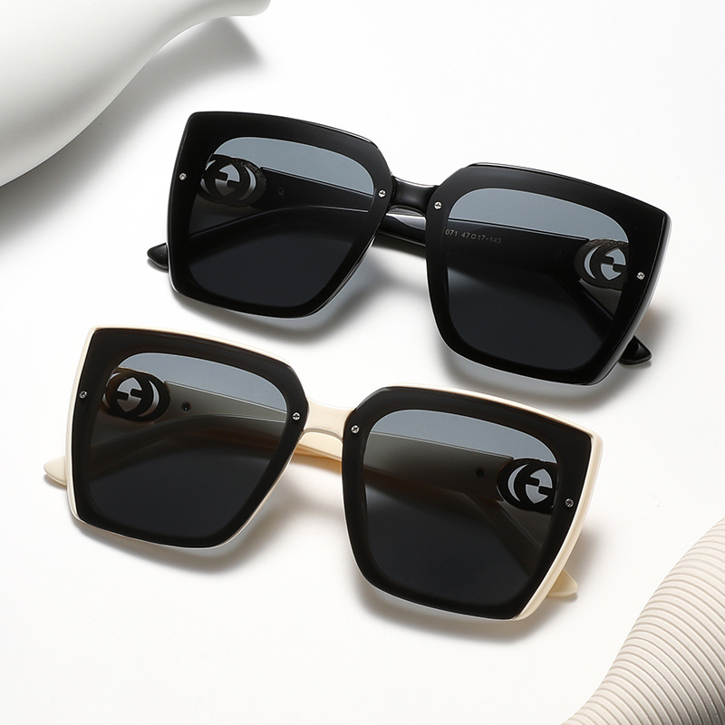 New Women's Sunglasses, G Brand Online Model, European and American Fashion Trend UV Protection Sunglasses, Wholesale 2071