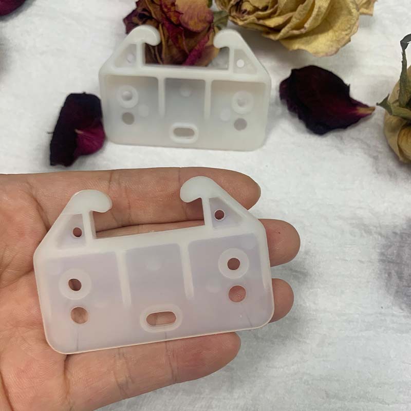 Plastic parts P P material white support hanging furniture accessories supply wooden slide slide