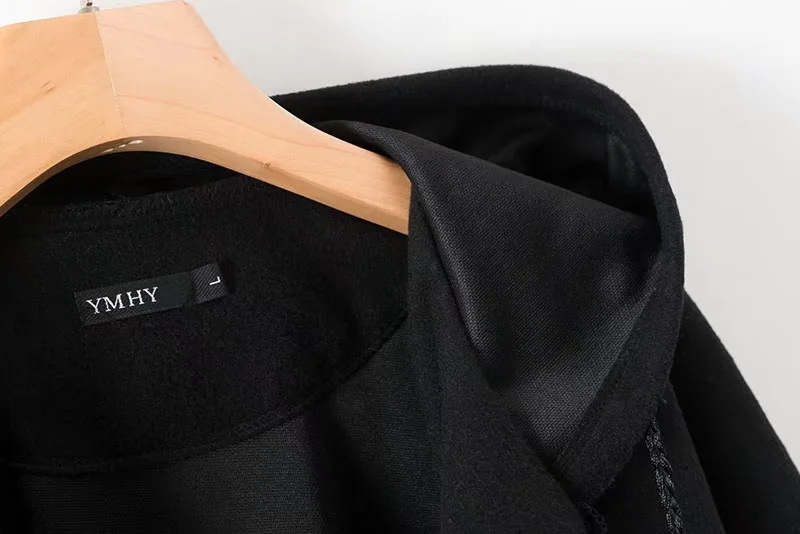 Dunklen stil Europäischen und Amerikanischen herbst und winter mit kapuze langen umhang mantel mode lässig frauen kleidung 22 neue lose wolle schal_voghion.com