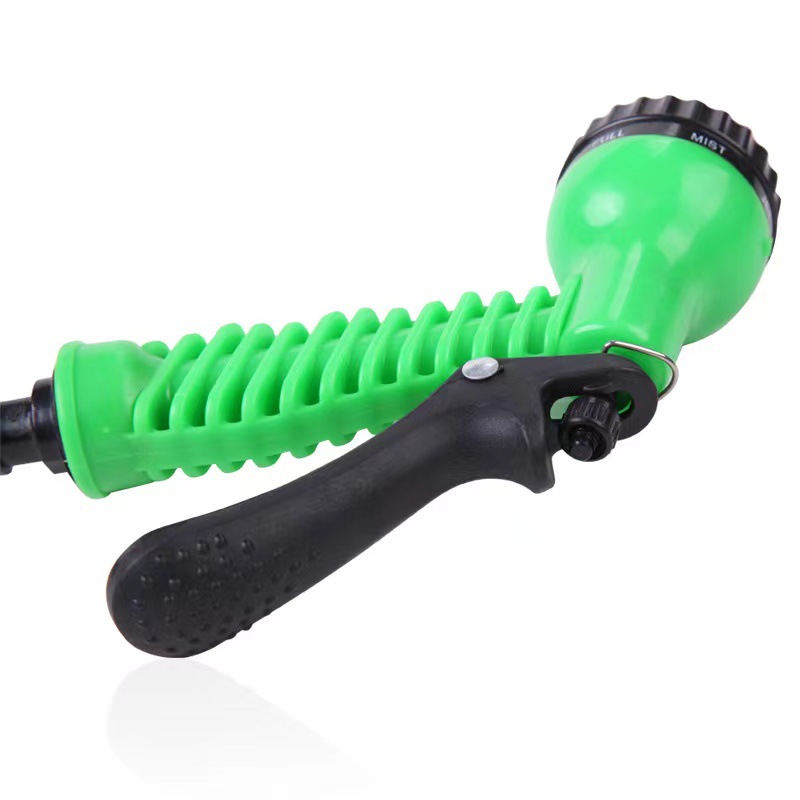 Household Seven-function Water Gun Shower Garden Water Gun Plastic Car Washing Cleaning Tool Telescopic Water Pipe Water Gun Head