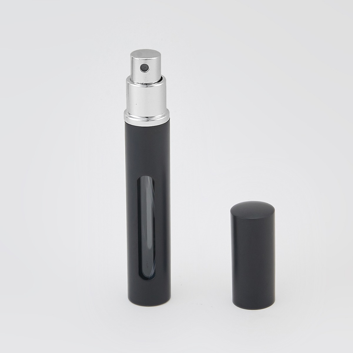 Factory direct spot 5ml slender window perfume bottle disinfectant alcohol bottled aluminum perfume spray bottle
