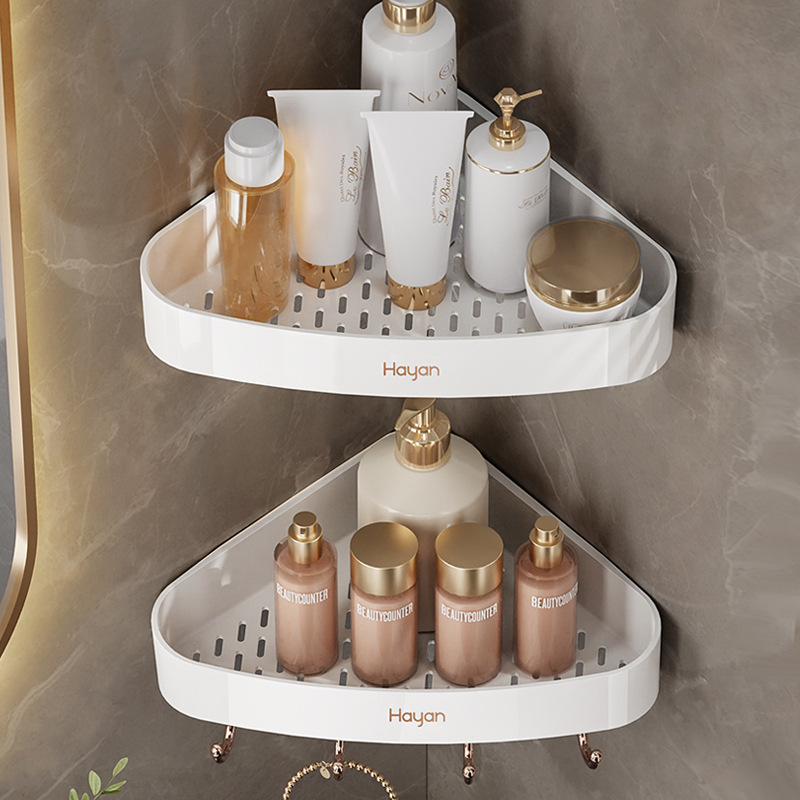 hayan Haiying Bathroom Wall Rack Punch-free Tripod Bathroom Rack Wash Table Storage Rack