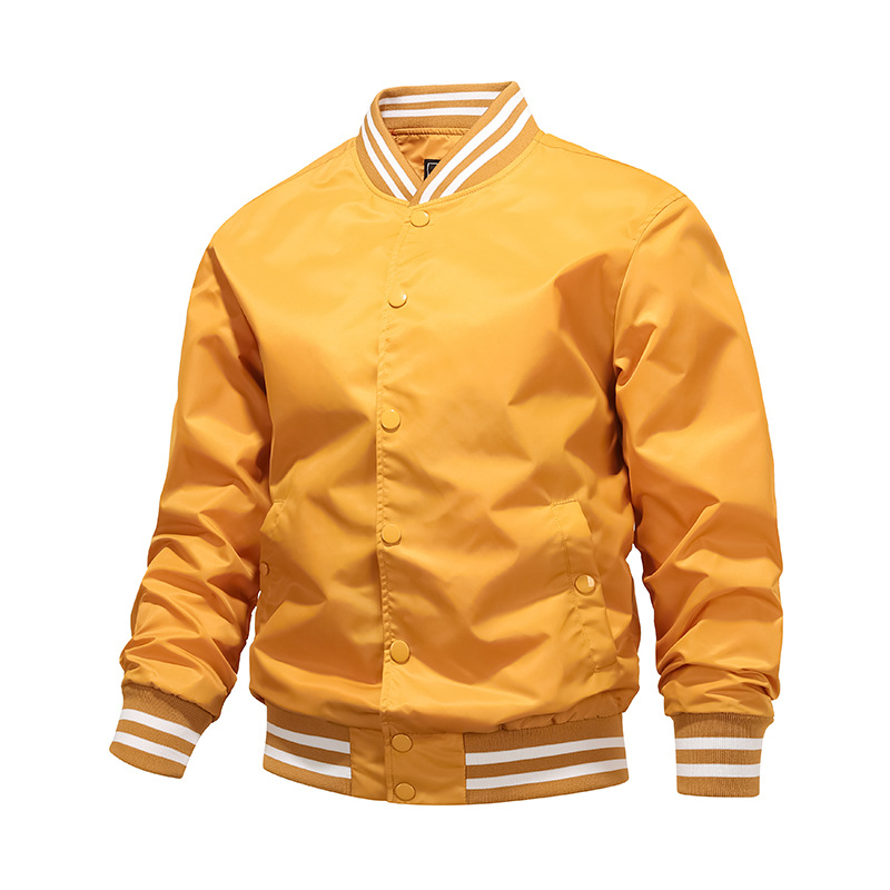 Cross-border Spring and Autumn plus size men's casual jacket stand collar jacket cotton-padded flight uniform baseball uniform men's printed jacket