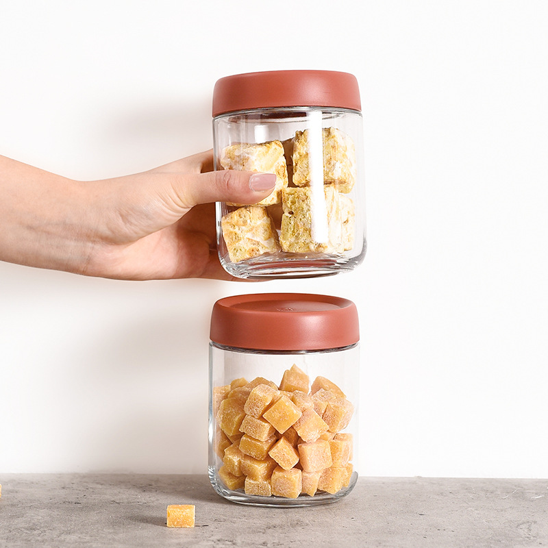 Waken PRO glass sealed jar multi-purpose jam snack Candy Bird's Nest food seasoning Preservation sub-bottle