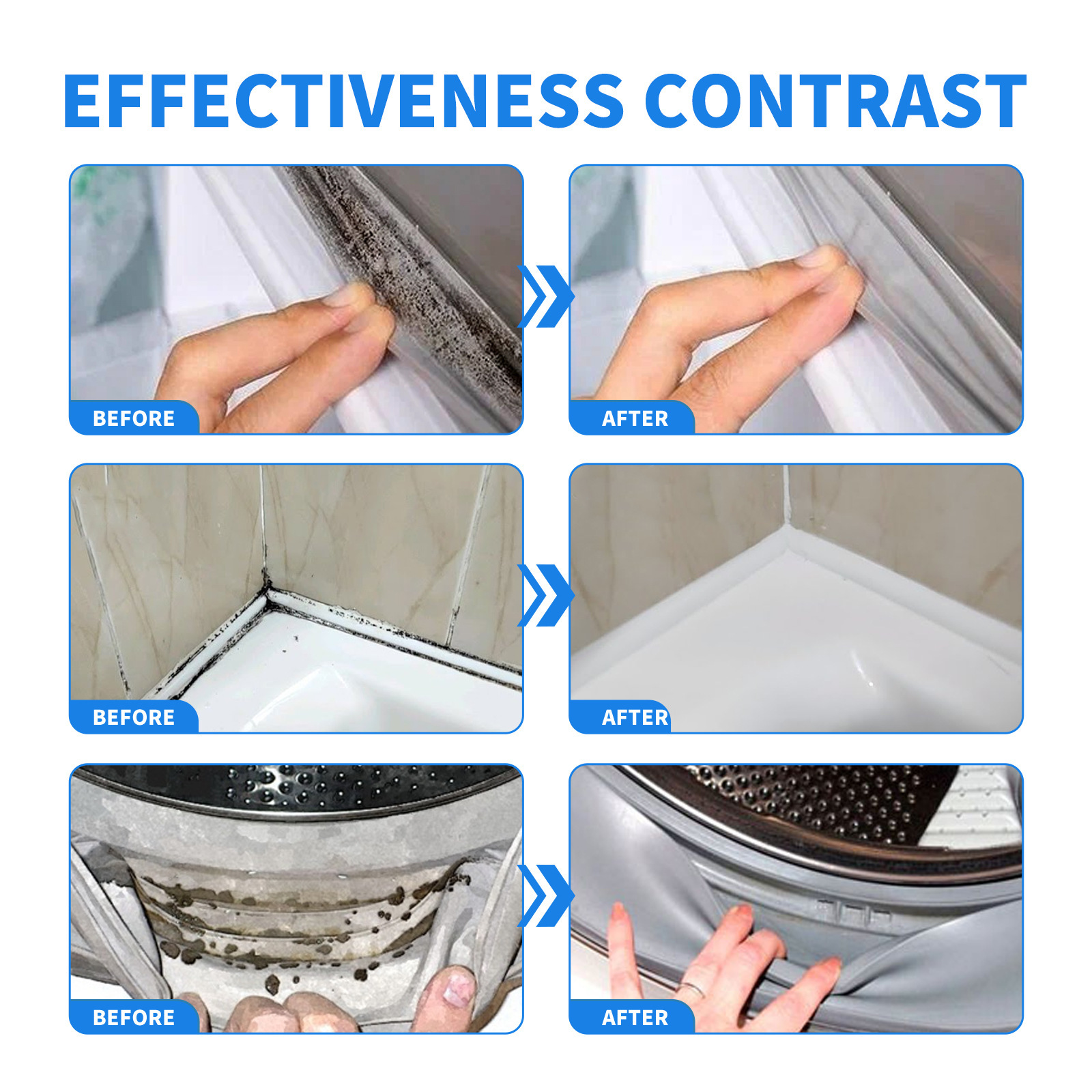 Jue-Fish demildew gel furniture tile wall washing machine silicone multifunctional cleaning demildew gel