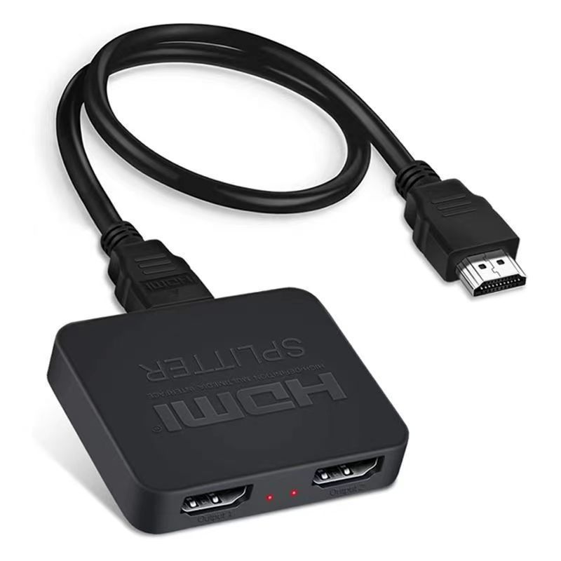 ミニ HDMI スプリッター 1 から HDMI 1 で 2 アウト周波数分周器高解像度ビデオ画面共有 1 で 4|undefined