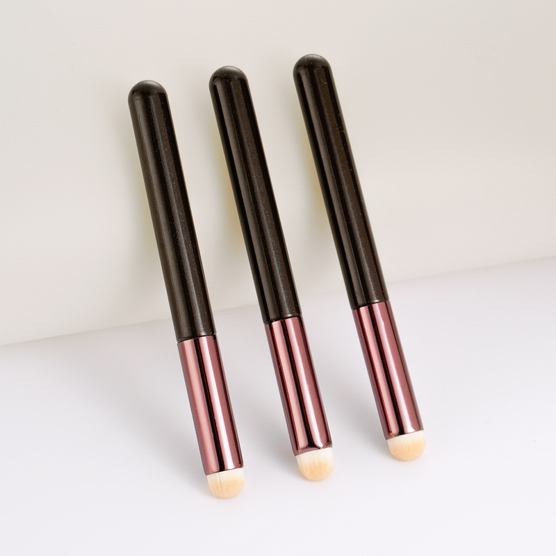 Happyrim blogger recommends round head lip brush multifunctional bullet concealer brush lipstick fog brush without brush marks