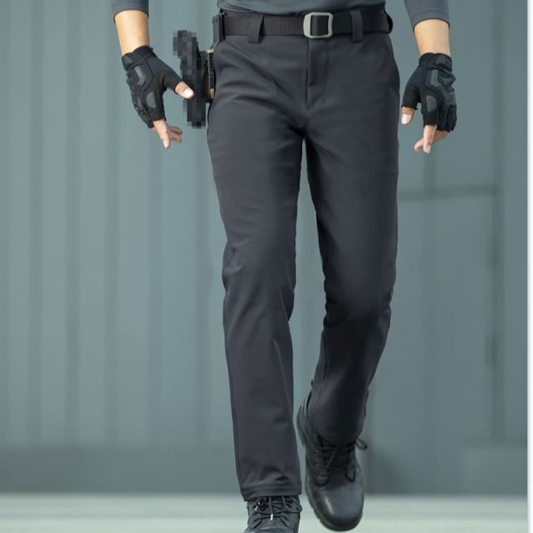メーカー卸売りクロスボーダー軟殻ベルベット防風防水保温登山スキー突撃男屋外訓練戦術ズボン|undefined