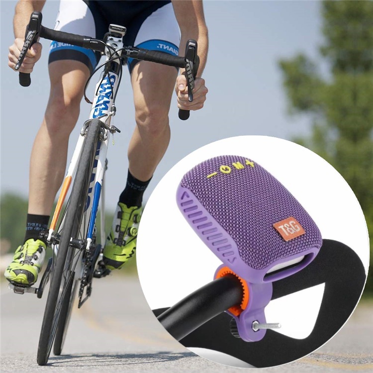 New TG392 outdoor riding fixed bracket subwoofer portable audio card mobile phone TWS Bluetooth speaker