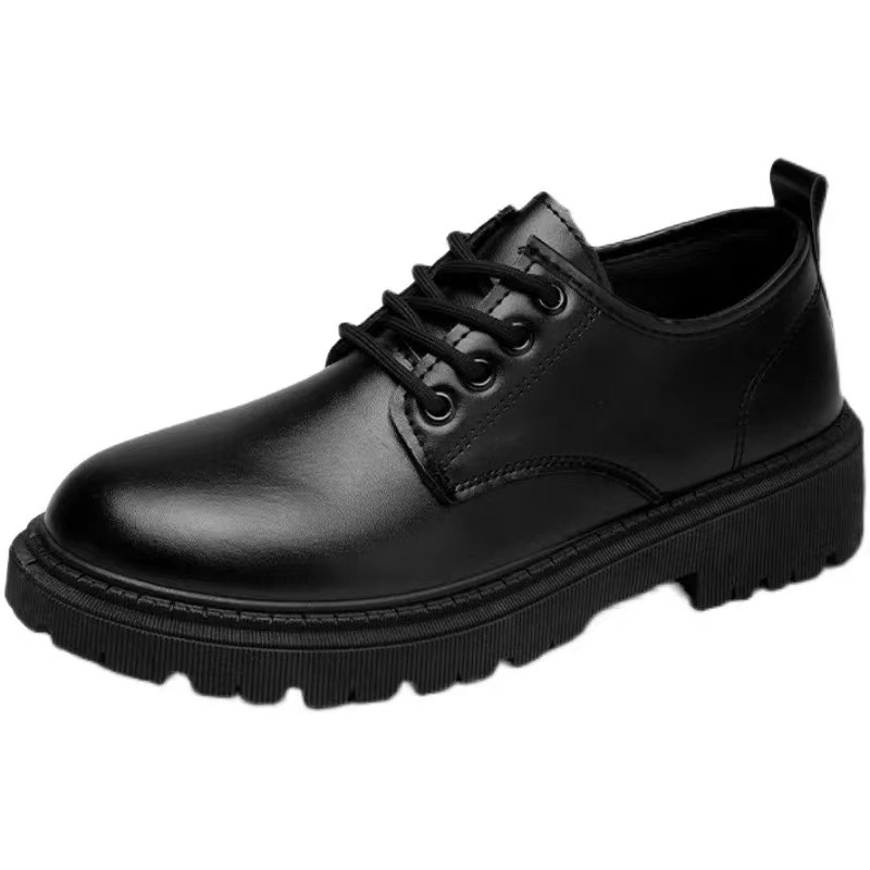 Leather shoes men's soft bottom wide feet comfortable super soft workwear fashionable shoes popular breathable bridesmaid leather shoes hotel work shoes men