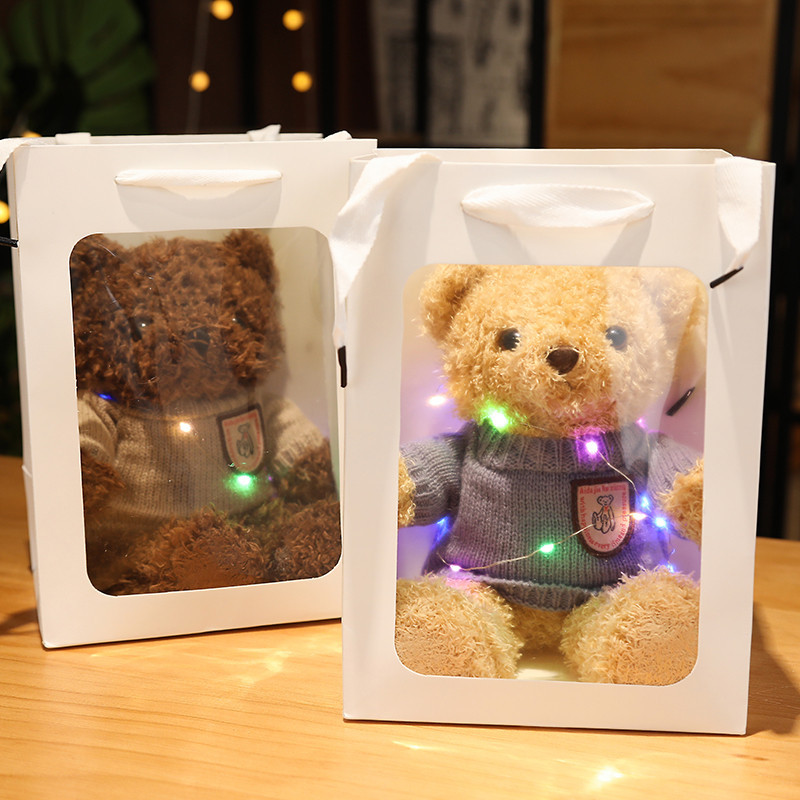 Wholesale Small Teddy Bear Doll Little Bear Doll Plush Toy Valentine's Day Gift Girl Children's Toy Floor Push