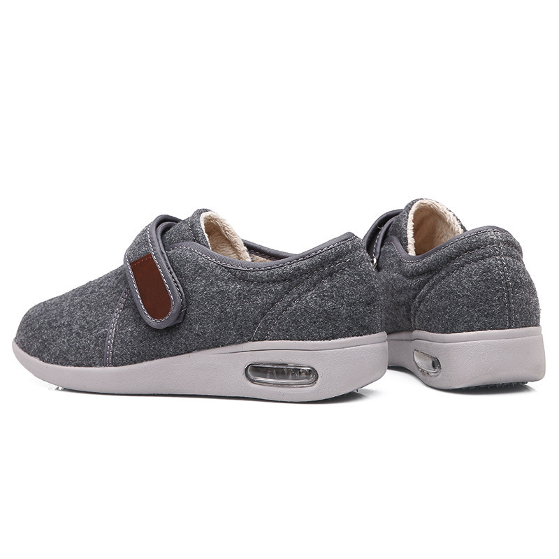 Youyun autumn and winter New old people's shoes middle-aged and elderly Velcro warm men's shoes on behalf of dad shoes walking factory wholesale