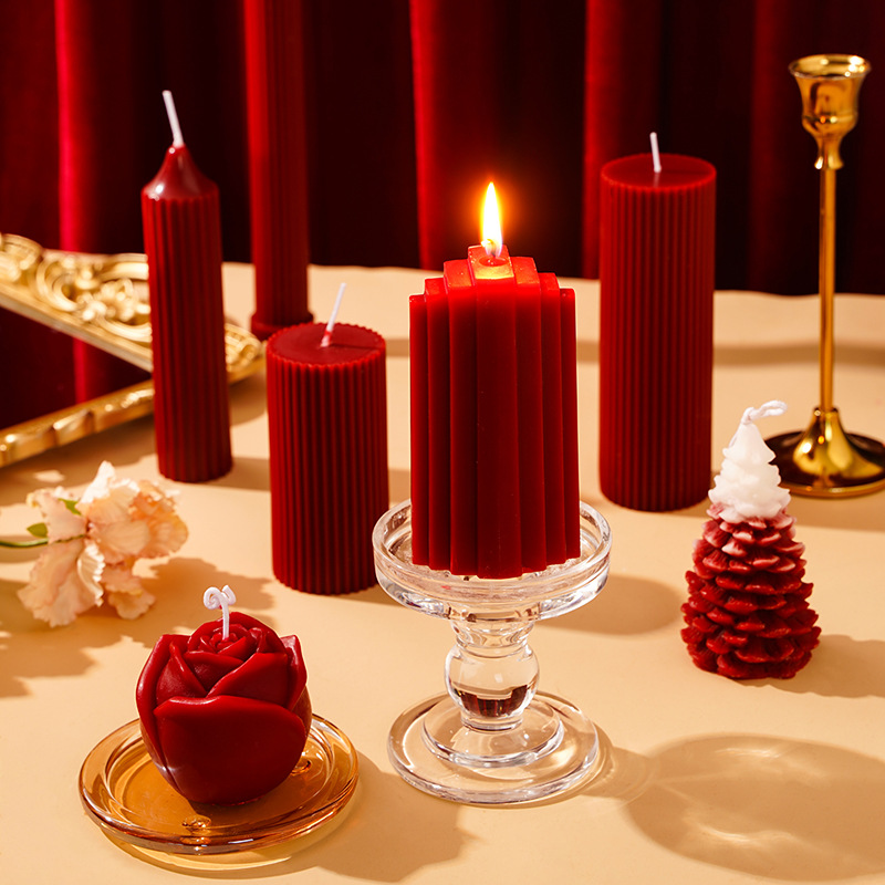 Christmas Soybean Wax Aromatherapy Candle Accompanying Gift ins Creative Home Decoration Set Shooting Props Holiday Gift
