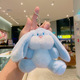 Plush Doodle Rabbit-Blue