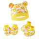 Foreign trade European and American newborn hat anti-scratch gloves foot cover baby hat baby hat newborn baby hat protective gloves