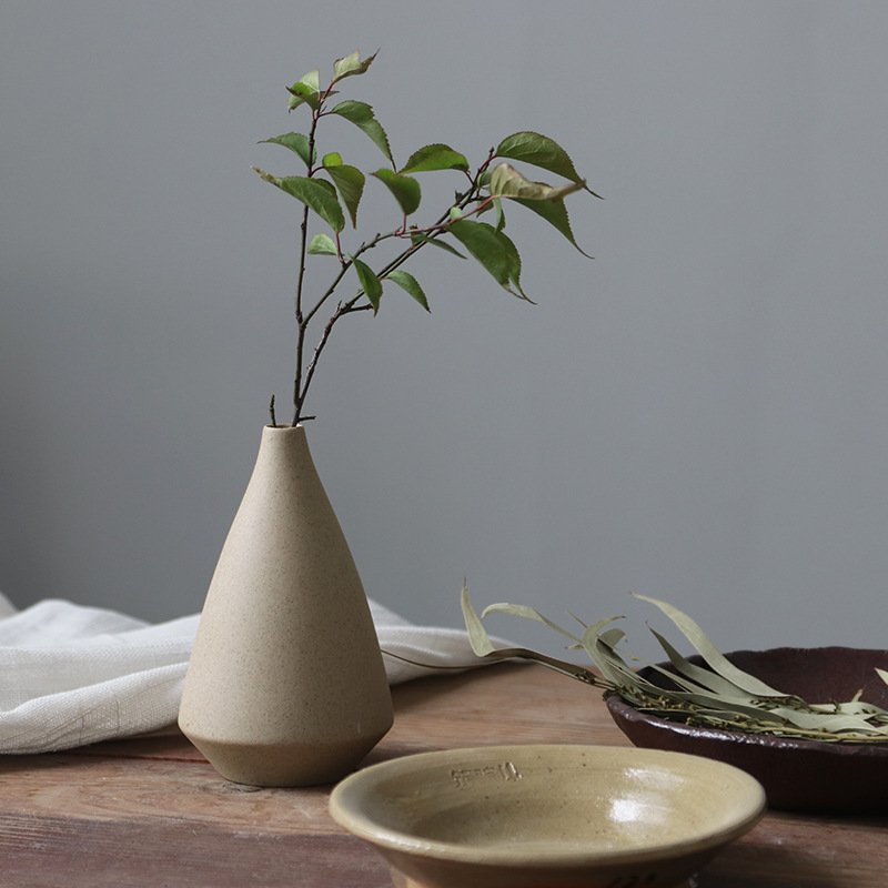 ヴィンテージミニチュア粘土陶器花瓶手作り生色花装飾アイテム屋内屋外装飾に適した|undefined