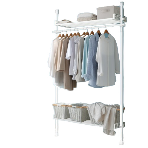 [Domestic Daifa] Hanger Floor Bedroom Telescopic Simple Home Top-Ground Storage Rack Hanger Coat Rack