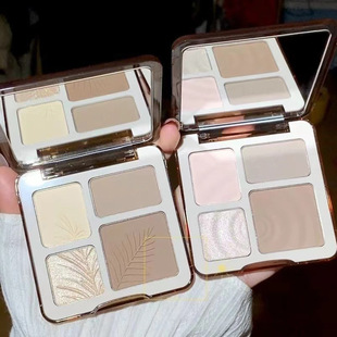 [Nana Same Style] High-gloss Face-fixing Integrated Plate Blush Nose Shadow Face-fixing Matte Brightening Facial Synthesis