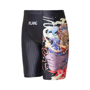 Sealing Wave swimming trunks men's five-point swimming trunks professional quick-drying anti-embarrassment 2023 new hot spring swimming trunks swimming shorts