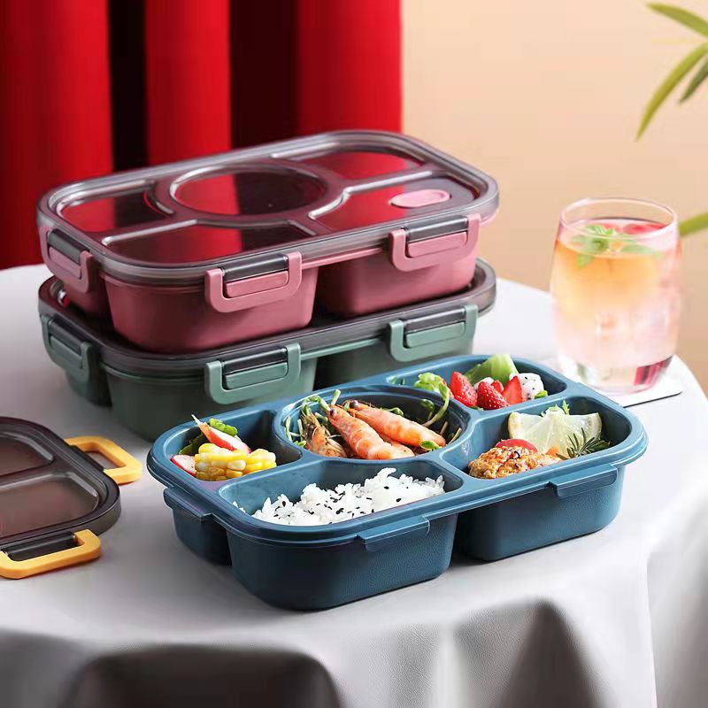 Student office worker lunch box sealed portable lunch box microwave oven heating lunch box wholesale customization