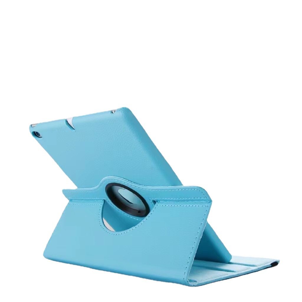 Suitable for Apple iPadair2 Flat Protective Case 789 Generation Leather Case MINI2346 Case pro11 Litchi Pattern Rotating