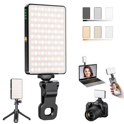 Amazon portable mobile phone fill light led desktop flat light camera photo video live beauty pocket light