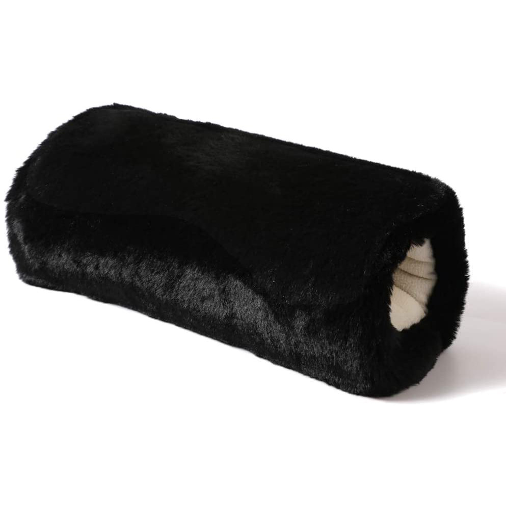 Spot winter lamb wool warm gloves warm plush sleeve arm warmer hand gloves imitation rabbit hair