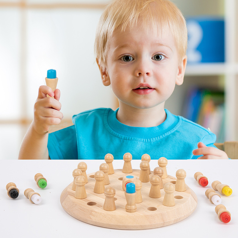 兒童記憶棋顏色認知早教益智玩具記憶力觀察力專注力訓練跨境擺攤