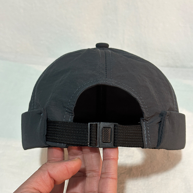 Quick-drying breathable thin beanless spring and summer men's and women's hat yuppie watermelon hat Tide men's American-style tooling landlord melon skin