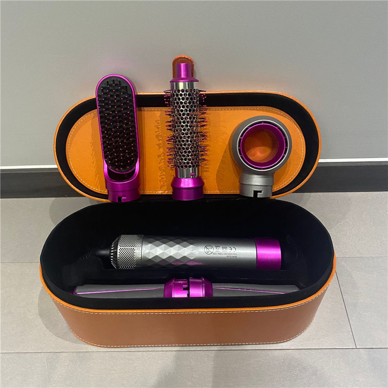 Cross-border new five-in-one hot air comb automatic hair curler modeling multifunctional hair styling comb electric hair dryer
