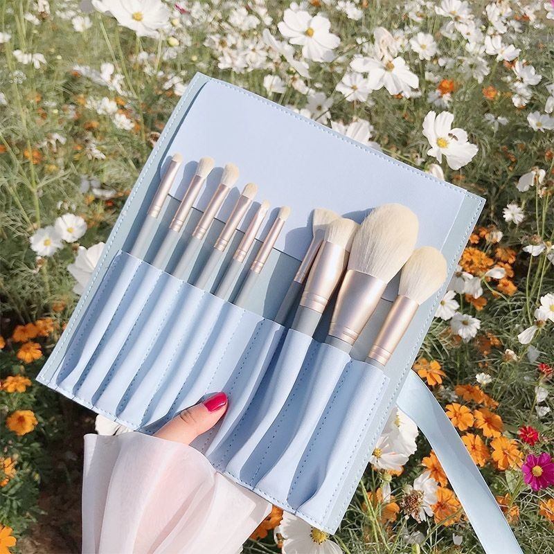 The same pattern Blue Bridge 10 makeup brush set loose paint eye shadow brush novice student affordable full set of beauty brush
