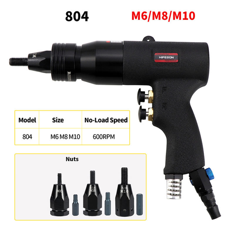Cross-border pneumatic pull rivet nut gun pull rivet gun ram gun pull cap gun pull nut gun M3M4M5M6M8M10M12