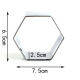 Hexagon No. 3 (7.5cm)