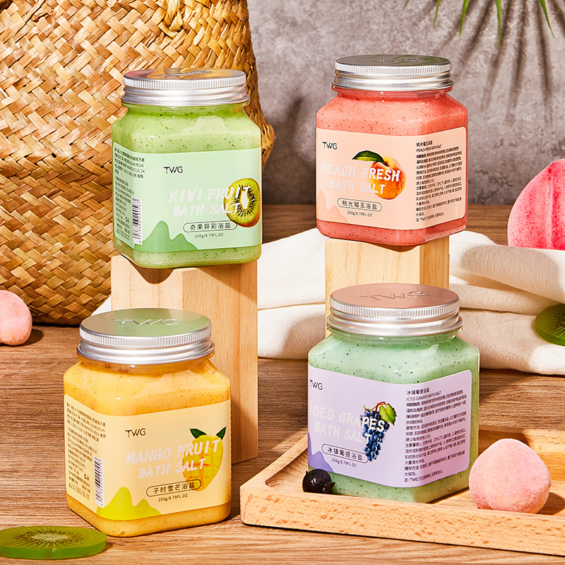 TWG fruit fragrance bath salt body scrub shower gel fruit fragrance bath salt