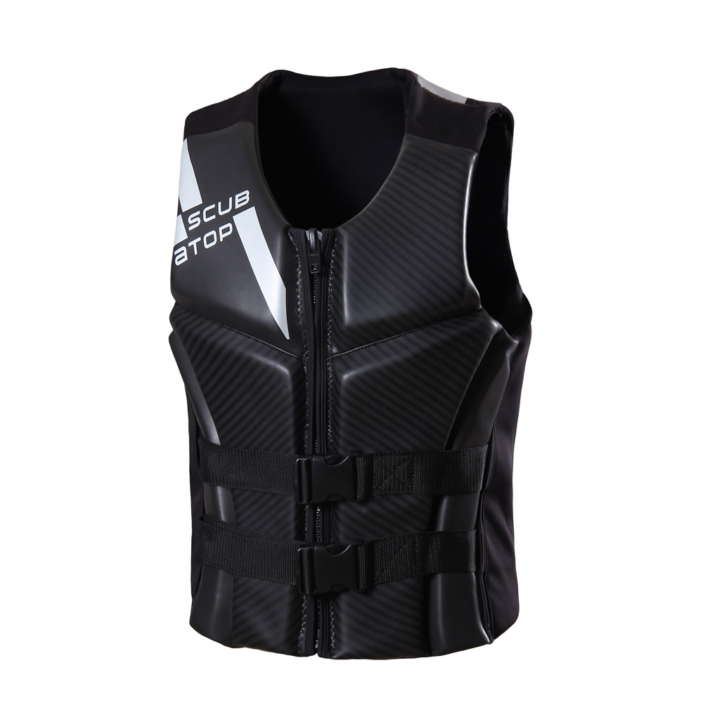 Neoprene Oak life jacket large floating clothes anti-collision sailing motorboat drifting swimming surfing vest New