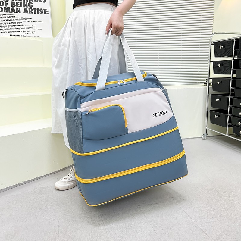 New large capacity fitness bag wet and dry separation training sports bag portable luggage bag waterproof travel bag for men and women